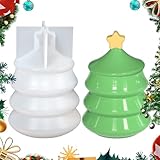 Generisch Molde de resina para árbol de Navidad - Moldes de silicona | Decoración del hogar moldes de cemento, para manualidades, eventos temáticos, planificadores de fiestas, talleres de diseñador