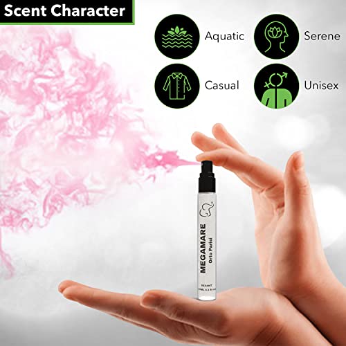 Sample Vial Of Megamare Eau De Parfum Spray (0.3 Fl Oz)- Long Lasting Daily 20-24 Hours Perfume Oil Concentrated Spray For Men, Women, All Skin Types - 99% Same Fragrance #TOP6