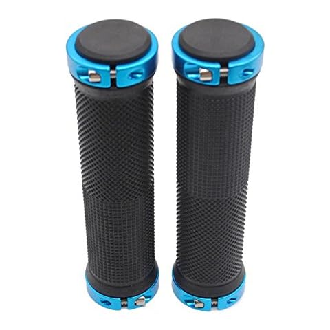 AKORD Blue Bicycle Handlebar Grips Cover