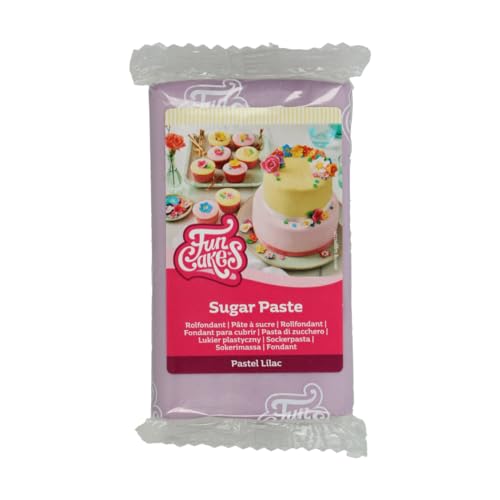 FunCakes Pasta de Azúcar Lila Pastel 250 g