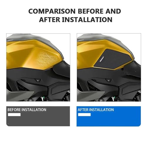 Protector antideslizante BMW F900XR de goma de alta densidad para tanque de combustible 2