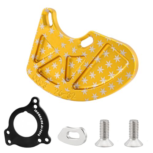 Protection de plateau de vélo en aluminium contre les chocs de roche