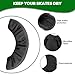 HMDZMR Ice Skate Guards Hockey Blade Protector Ice Skate Covers Ice Skating Accessories for Ice Skating, Figure Skates, Hockey (Black, L)