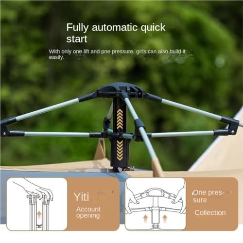 Carpa Outdoor portátil automática ligera y espaciosa miniatura 5
