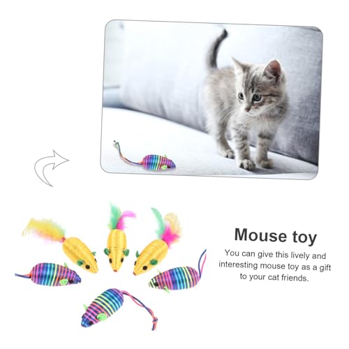Juguetes de ratón para gato con material seguro y diseño de simulación LOLIPPYY 8