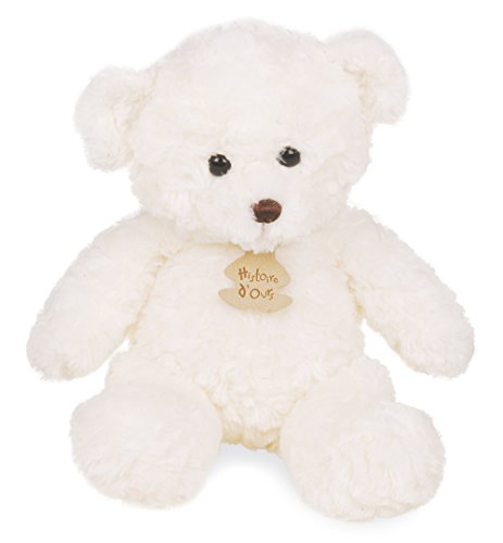 Histoire d'Ours - Peluche Ours Câlin - Blanche - 21 Cm - Corps Souple - Douce et Mignonne - Idée Cadeau de Naissance et Anniversaire Fille et Garçon - HO2533FLORAJ