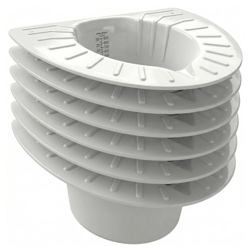Urine Collection Hats for Toilet – Durable Laboratory-Grade Specimen Stool Collector Pans, 6 Pack 30oz-900mL Graduated Urine Catchers, Universal Fit for Men & Women (6)