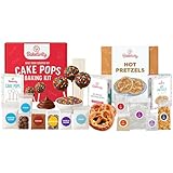 Baketivity Cake Pop & Pretzel Baking Kit Bundle – 2 Fun DIY Cooking Sets for...