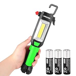 AlltroLite 9-in-1 Emergency Auto Tool with LED Flashlight | Multi-Function Car flashlight Kit with Three Lighting Modes, Window Glass Breaker, Seat Belt Cutter & Magnetic Base (Batteries Included)