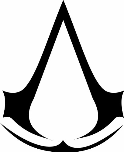 logo Credo pegatina para el parachoques / las etiquetas de Assassin coche vinilo de la ventana Etiqueta de 101 mm de altura (Color: Blanco)