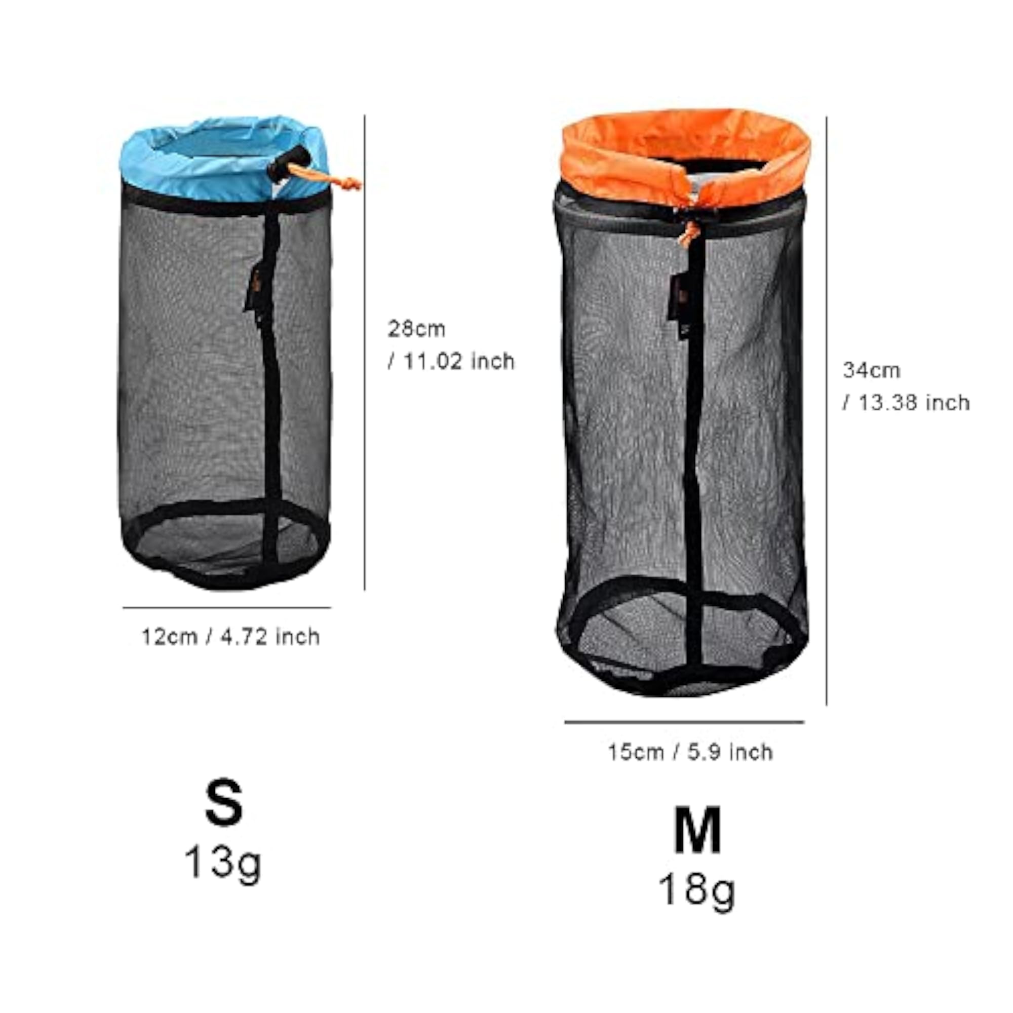 Nylon Storage Drawstring Mesh Bag, Travel Essentials