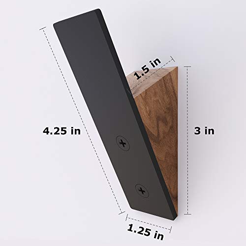 Homeforia WALL HOOK V4-01 Coat Hook Rack - Set Of 3 thumb #3