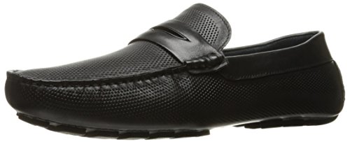 Zanzara Men's Mondrian Slip-on Loafer, Black, 10 M US