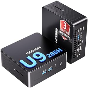 GEEKOM – GEEKOM KI Mini PC IT15, Intel Core Ultra 9 285H, 32GB DDR5 &