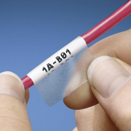 PANDUIT - LJSL5-Y3-2.5 - CABLE ID MARKERS, SELF LAM, 25.4MM W, POLY, WHT, PK2500
