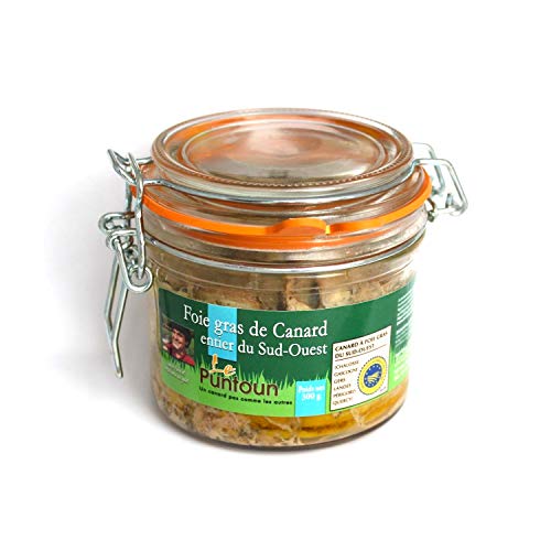 Foie gras de pato entero del suroeste IGP - Granja de Puntoun - tarro: 300 g