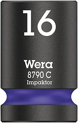 Wera 8790 C Impaktor Socket, 1/2 Drive, 16 mm, 05004573001