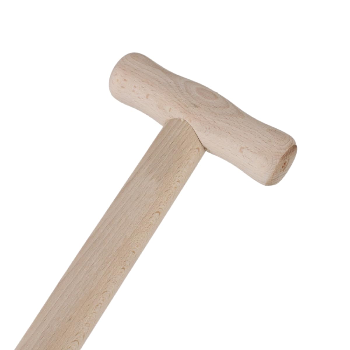 Rekord Grabegabel (Stahl, pulverbeschichtet) mit 4 Zinken, Schwanenhals und 76 cm T-Stiel aus Buchenholz, Arbeitsbreite: 18 cm, ideal zum Umgraben und um Böden aufzulockern