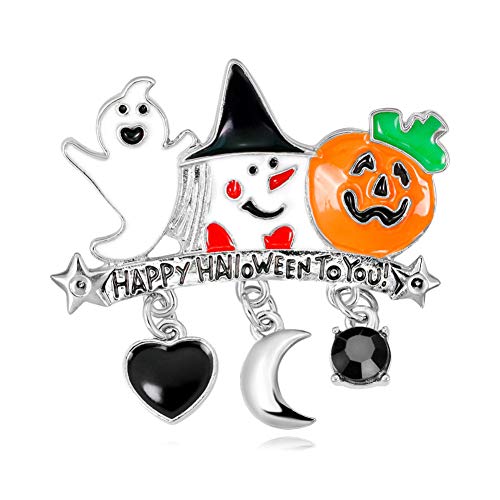 Spilla Moda Halloween Divertente Fantasma Ornamenti Copricapo di Zucca