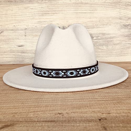 Hat Band For Cowboy Hat In Gray Black And White Colors. Western Style Hatband #TOP4