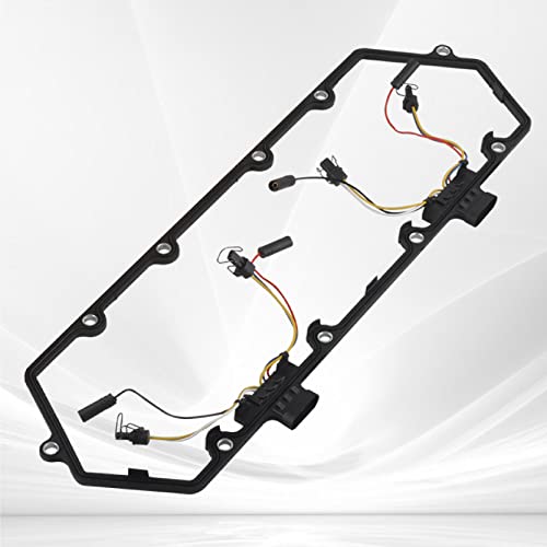 Fgjqefg Injector Glow Plug Harnesses + Valve Cover Gaskets + Relay Solenoid Compatible With 94-97 7.3L Ford F250 E350 Powerstroke Diesel Replace F4Tz12A342Ba F4Tz-9D930-K F4Tz-6584-A F81Z-12B533-Ac #TOP4