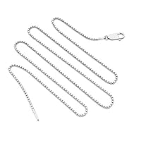 Algopix Similar Product 14 - 925 Sterling Silver 8MM Box Chain 