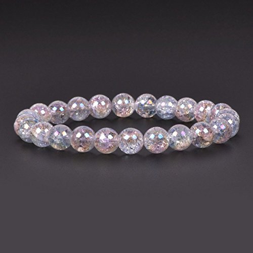 Image of Justinstones Gem Semi Precious Gemstone 8mm Round Beads Stretch Bracelet 7 Inch Unisex