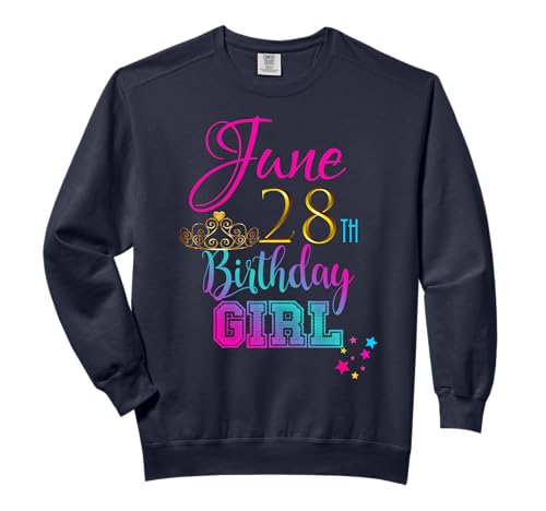 CUTE June 28 Birthday Girl Shirt Party Outfit Women &