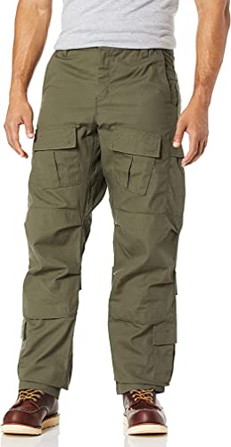 Vertx Recon Mens Combat Pants Cargo With Pockets, Overt Tactical Gear Uniform Clothing For Men, Drab Green, 32 34 #TOP28