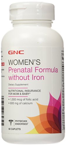 GNC Prenatal Formula Without Iron 60 Caplets