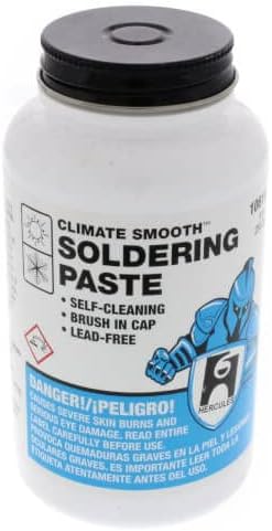 Hercules Climate Smooth Soldering Paste (9 oz.)