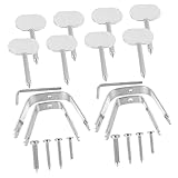 FUNOMOCYA 2 Stück Schinkenhalter Aus Edelstahl Schinkenständer Zubehör Zur Festen Befestigung Für Schinkenlagerung Und Küchenaufbewahrung