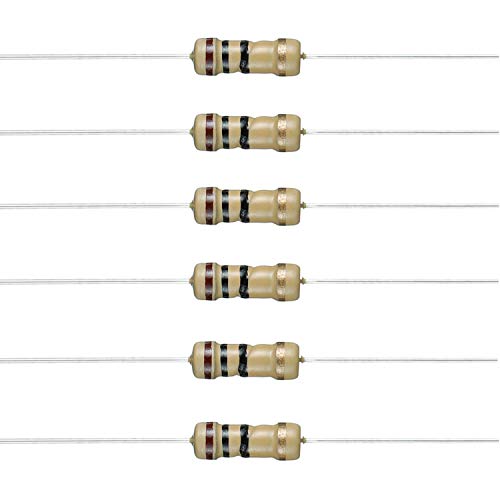 BOJACK 10 Ohm Resistors 1/2 W ±5% Carbon Film Single Resistor (Pack of 200)