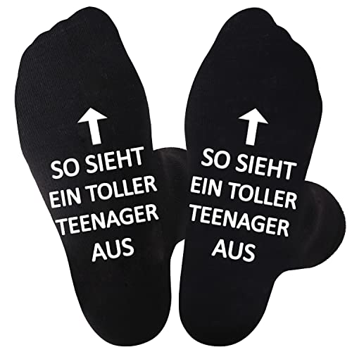 Jeasona Teenager Socken Teenager Geschenke Jungen Coole Geschenke für 13 Jährige Jungs Geschenkideen für 16 Jährige Jungs 12 14 15 Jahre Weihnachtsgeschenke