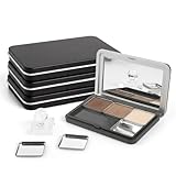 HDFCLUP 3Pcs Empty Magnetic Makeup Palette Set with 18 Metal Pans & Pressing Tool,Refillable DIY Makeup Palette for Eyeshadow Blush Lipstick.Suitable for work, dates, parties, and travel