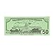 LEARNING ADVANTAGE Fifty Dollar Play Bills - Set of 50 $50 Paper Bills - Designed and Sized Like Real US Currency - Teach Currency, Counting and Math with Play Money