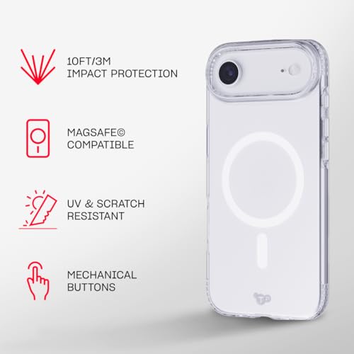 Tech21 EvoLite Case for iPhone 17 Air – Clear | Slim Protective Case | Impact Protection | MagSafe Compatible by tech21 - Used condition - Image 6