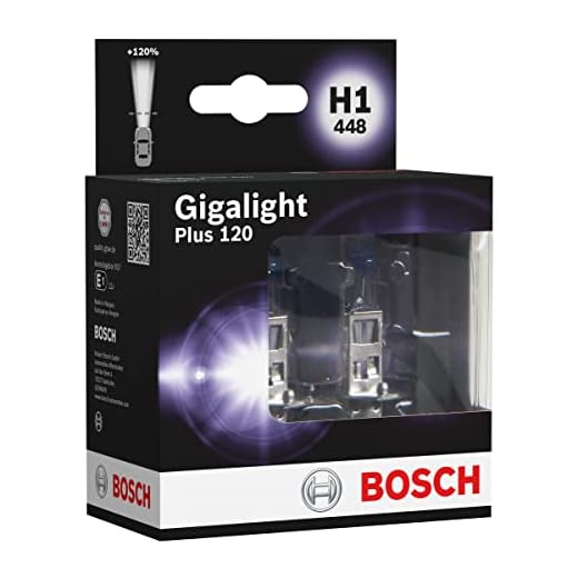 Bosch - Lâmpada de Farol Bosch Gigalight Plus 120 - H1 12V 55W