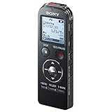 Sony ICDUX533B - Grabador de sonido digital portátil (microSD, USB, MP3), negro