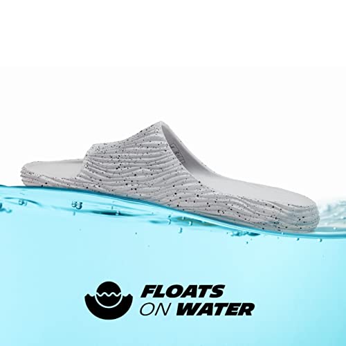 AND1 Men’s Waterproof Slide Sandals, Slip On Floating Slides, Sizes 7 to 134
