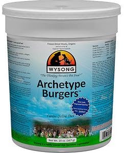 Wysong TNT Diets Raw Archetype Burgers Pet Food 20 oz