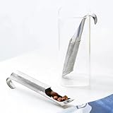 ZAAWUUT Edelstahl-Teesieb, Teesieb mit langem Griff, wiederverwendbar, für losen Tee, Kräuter, Gewürze