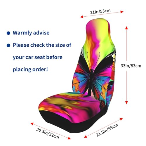 Housse de siège voiture universelle imperméable papillon - 6