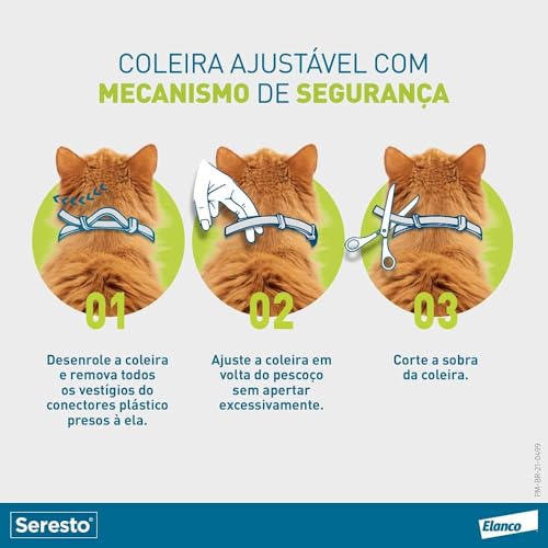 Coleira Seresto Antipulgas E Carrapatos Cães E Gatos Até 8kg
