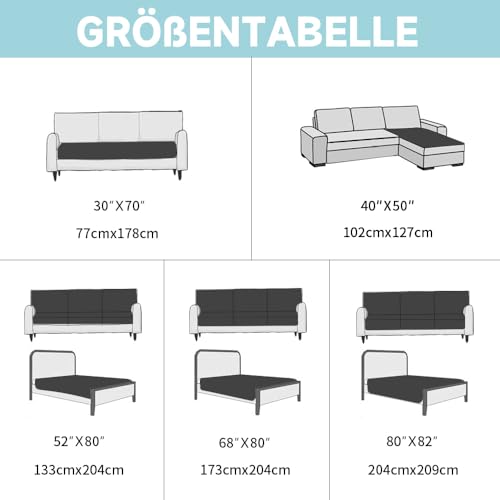 Amarrirose wasserdichte Hundedecke - Robuste Hundematte,75 * 175cm Outdoor hundematte maschinenwaschbar,Wendedecke hundedecke für unterwegs,Hunde & Katzen geeignet Grau + Dunkelgrau