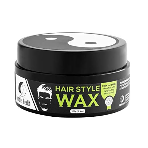 Hair Style Wax for Men - Extra Strong Hold - 100g (3.5oz) Premium Styling Mud/Paste - Matte/Low Shine - Easy to Wash