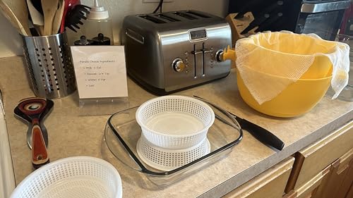 Generic 3 Pcs Medium Cheese Mold For Cheese Making 1/2 Qt thumb #3