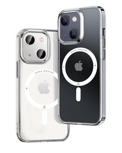 Image of ONES for iPhone 14 Case, Translucent Matte Magnetic Phone Case, Compatible with Magsafe, Military-Grade Shockproof Cover, Anti-Yellowing Hard Slim Protective Matte Case for iPhone 14