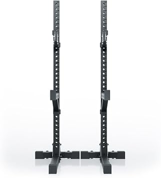 Atletica R7 Squat Rack Freestanding 195 cm Suitable for low spaces spotter arms included sandwich J-hooks included rubber feet incl.