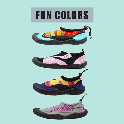 NORTY Women's Water Shoes - Aqua Swim Socks for Beach, Boat, and Pool - Skeletoe Barefoot Design - Cruise Ship Essentials - Hiking and Camping Footwear4